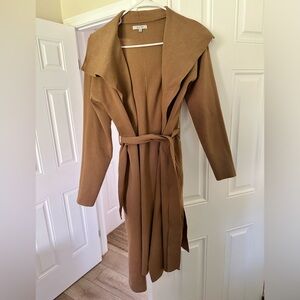 Love Tree // sweater coat tan